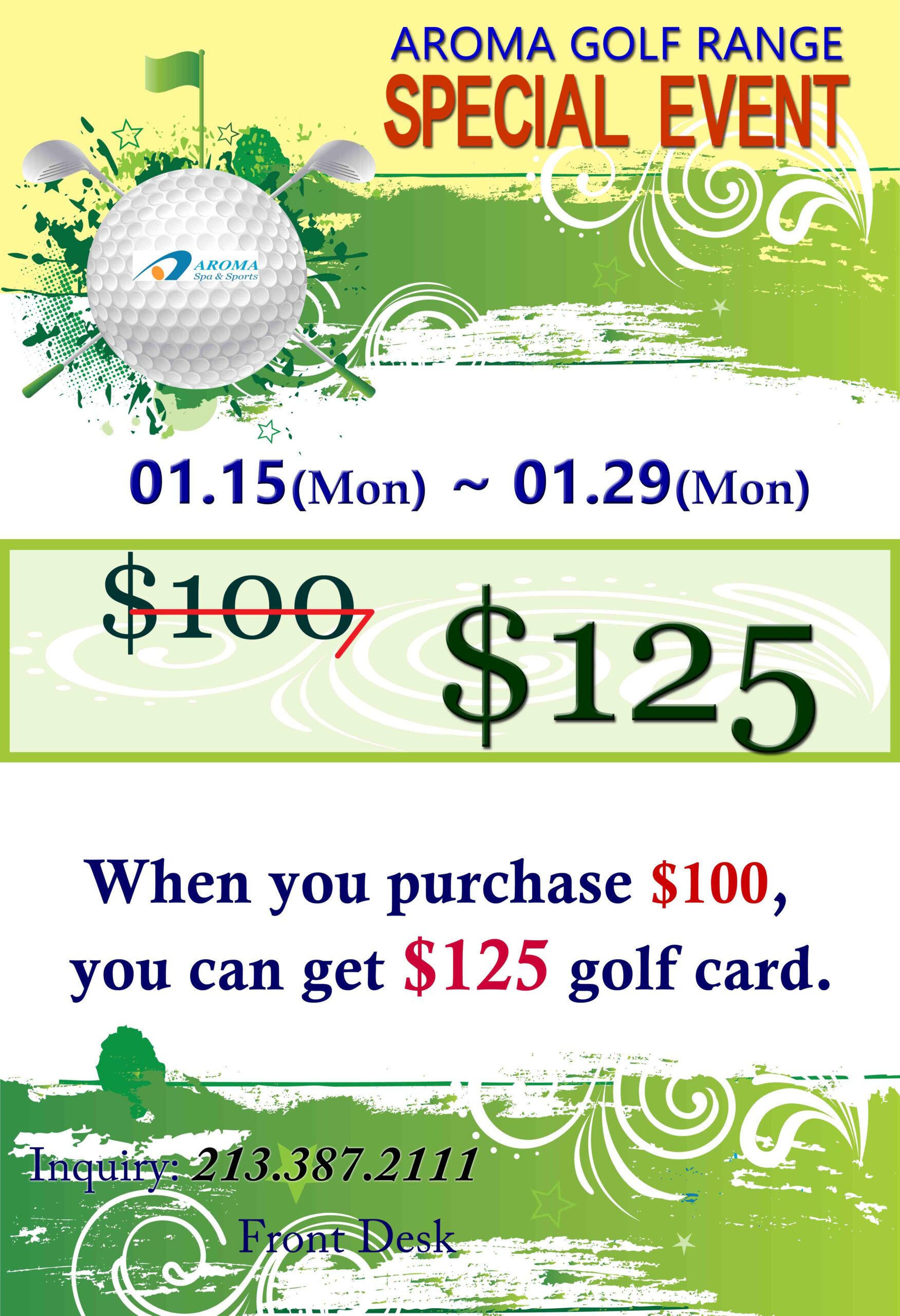 2024 Jan Golf Card Sales Event